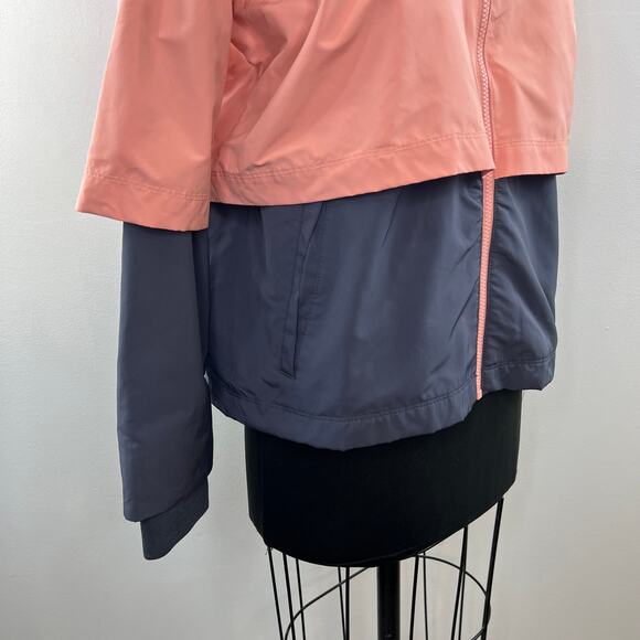 NIKE HyperAdapt Shield OLC Golf Jacket Pink Quartz/Gridiron Full Zip Two-Tone L - Picture 6 of 8